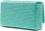 Amina Muaddi Paloma clutch verfraaid met kristallen Groen - Thumbnail 4