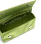 Amina Muaddi Superamini Paloma clutch met kristallen Groen - Thumbnail 5
