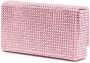 Amina Muaddi Superamini Paloma clutch met kristallen Roze - Thumbnail 3