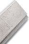 Amina Muaddi Amini Paloma clutch verfraaid met kristallen Zilver - Thumbnail 4