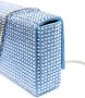 Amina Muaddi Superamini Paloma clutch met kristallen Blauw - Thumbnail 4