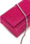 Amina Muaddi Paloma clutch verfraaid met kristallen Roze - Thumbnail 4