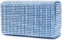 Amina Muaddi Superamini Paloma clutch met kristallen Blauw - Thumbnail 3