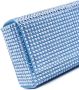 Amina Muaddi Superamini Paloma clutch met kristallen Blauw - Thumbnail 4