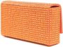 Amina Muaddi Superamini Paloma clutch met kristallen Oranje - Thumbnail 3