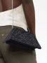 Amina Muaddi Superamini Yigit verfraaide clutch Blauw - Thumbnail 3