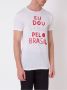 Amir Slama T-shirt met print Wit - Thumbnail 3