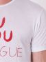 Amir Slama T-shirt met print Wit - Thumbnail 5