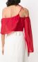 Amir Slama Asymmetrische bodysuit Rood - Thumbnail 4
