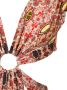 Amir Slama Badpak met bloemenprint Rood - Thumbnail 5