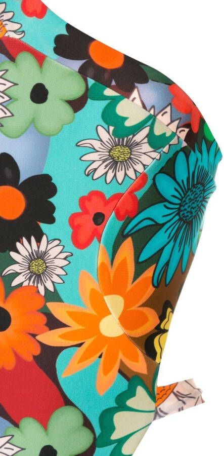 Amir Slama Badpak met bloemenprint Veelkleurig