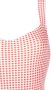 Amir Slama Badpak met gingham ruit Rood - Thumbnail 5