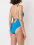 Amir Slama Badpak met print Blauw - Thumbnail 4