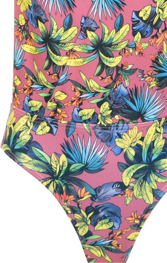 Amir Slama Badpak met print Roze