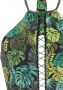 Amir Slama Badpak met tropische print Groen - Thumbnail 5