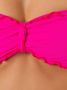 Amir Slama ruffled trim bandeau bikini top Roze - Thumbnail 5