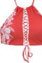 Amir Slama bedrukte bikinireeks Rood - Thumbnail 4