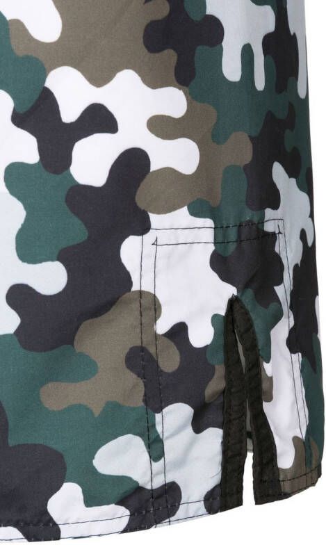 Amir Slama Bermuda shorts met camouflageprint Veelkleurig