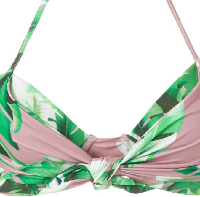 Amir Slama Bikini met bloemenprint Groen