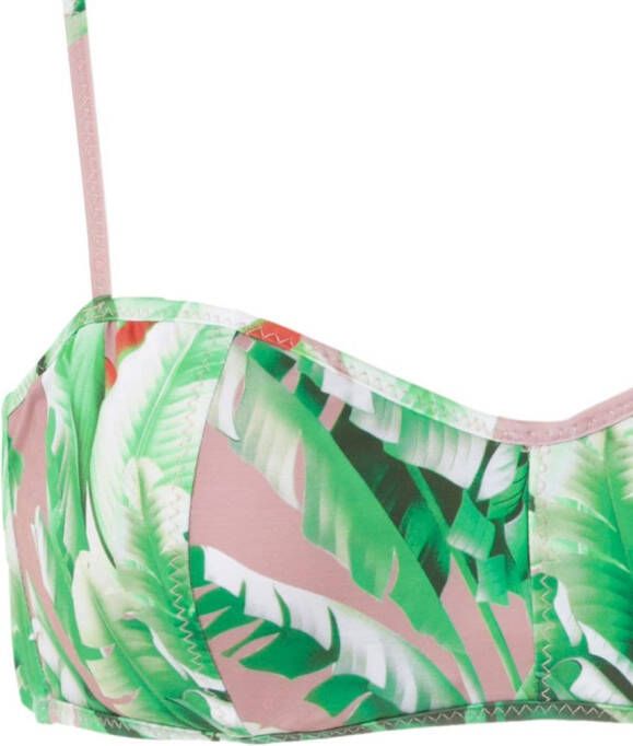 Amir Slama Bikini met bloemenprint Groen