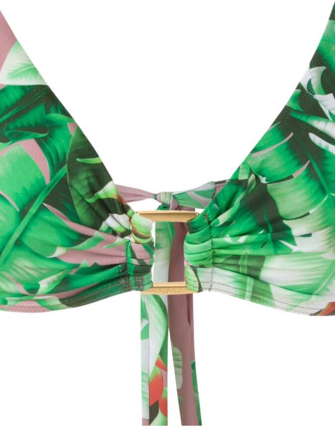 Amir Slama Bikini met bloemenprint Groen