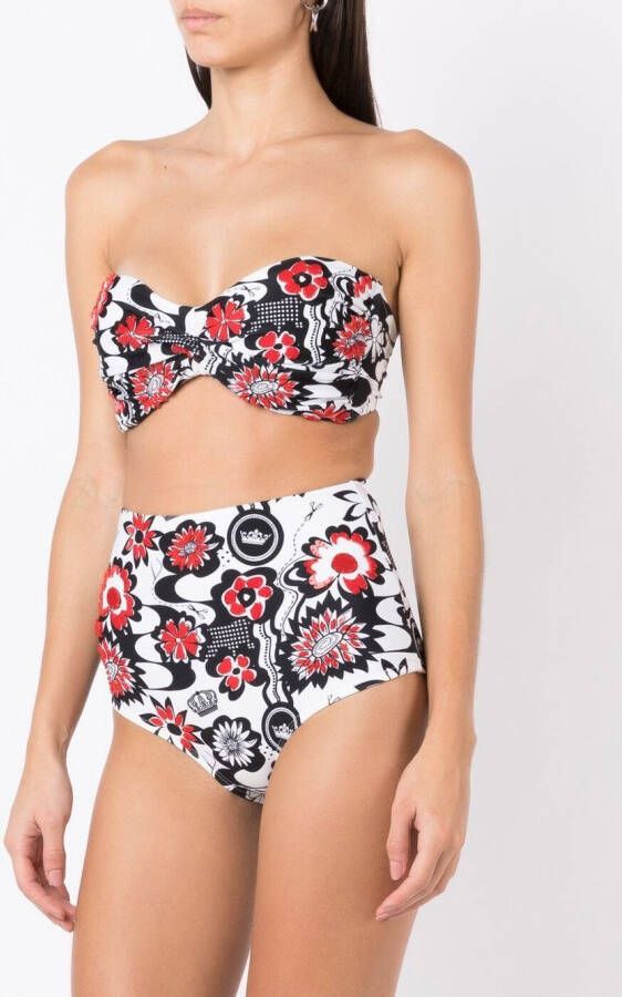 Amir Slama Bikini met bloemenprint Veelkleurig