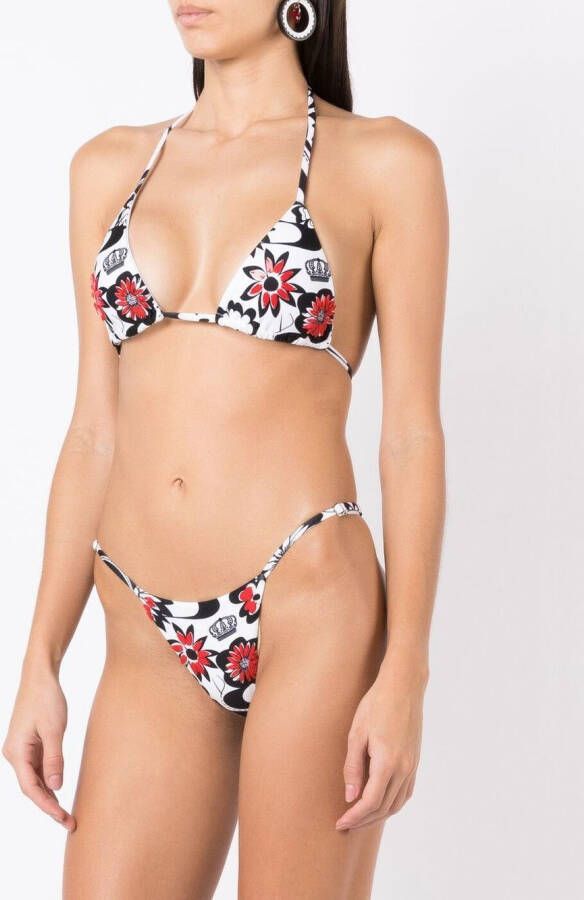 Amir Slama Bikini met bloemenprint Veelkleurig