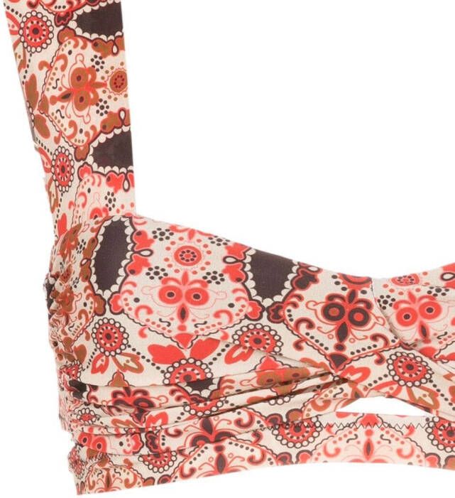 Amir Slama Bikini met bloemenprint Veelkleurig