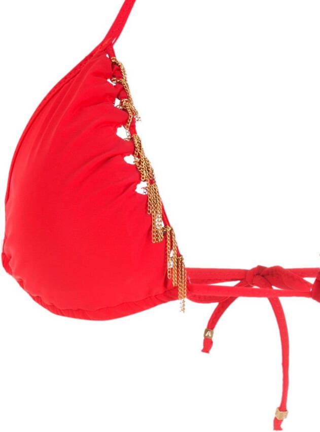 Amir Slama Bikini met franje Rood