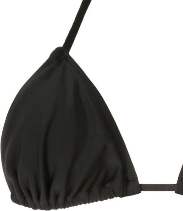 Amir Slama Bikini met geborduurde triangel Zwart