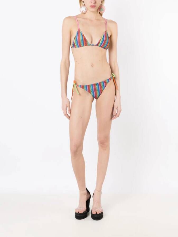 Amir Slama Bikini met gevlochten patroon Veelkleurig