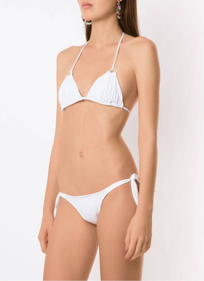 Amir Slama Bikini met halternek Wit