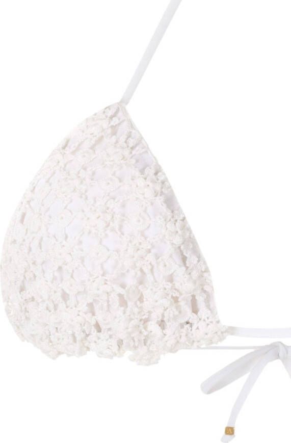 Amir Slama Bikini met kralen Wit