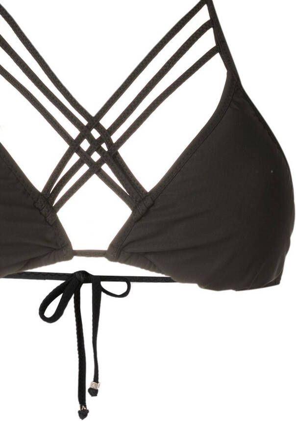 Amir Slama Bikini met kruisbandjes Zwart
