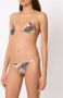 Amir Slama Bikini met palmbladprint Beige - Thumbnail 3