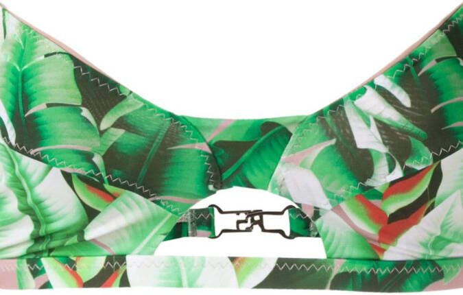 Amir Slama Bikini met print Groen