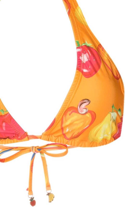 Amir Slama Bikini met print Oranje