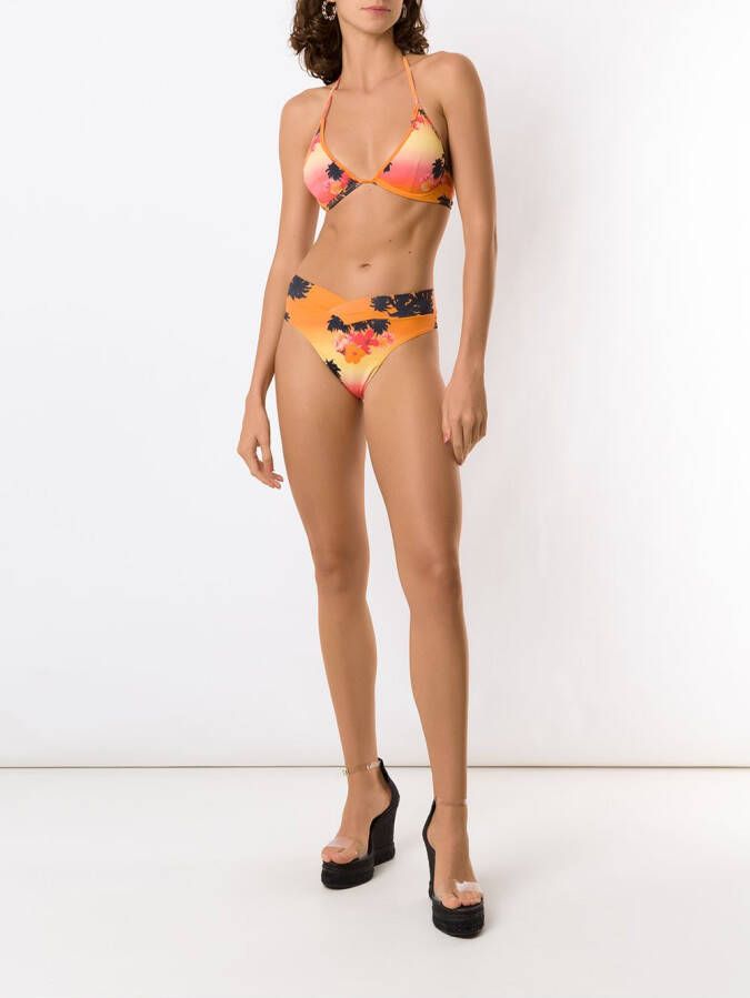 Amir Slama Bikini met print Oranje
