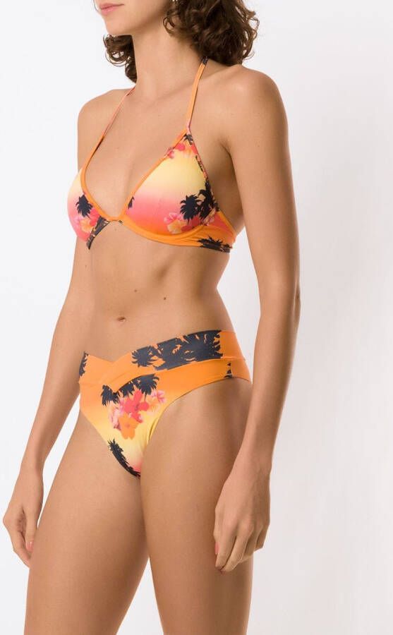Amir Slama Bikini met print Oranje