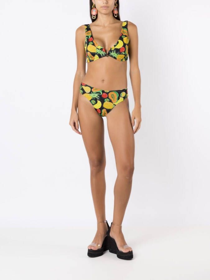 Amir Slama Bikini met print Veelkleurig