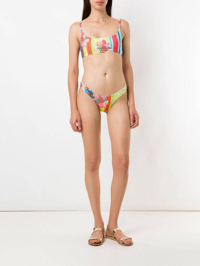 Amir Slama Bikini met print Veelkleurig