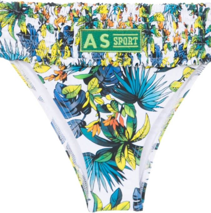 Amir Slama Bikini met print Wit
