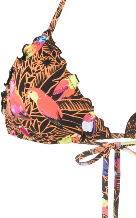 Amir Slama Bikini met print Zwart