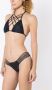 Amir Slama Bikini met rasterbandje Zwart - Thumbnail 4