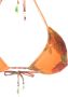 Amir Slama Bikini met roospatroon Oranje - Thumbnail 5