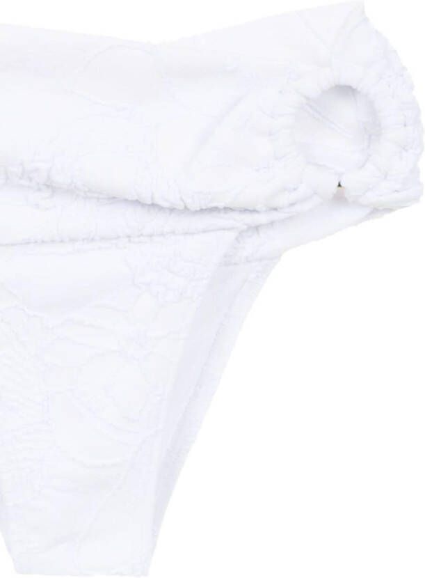 Amir Slama Bikini met textuur Wit