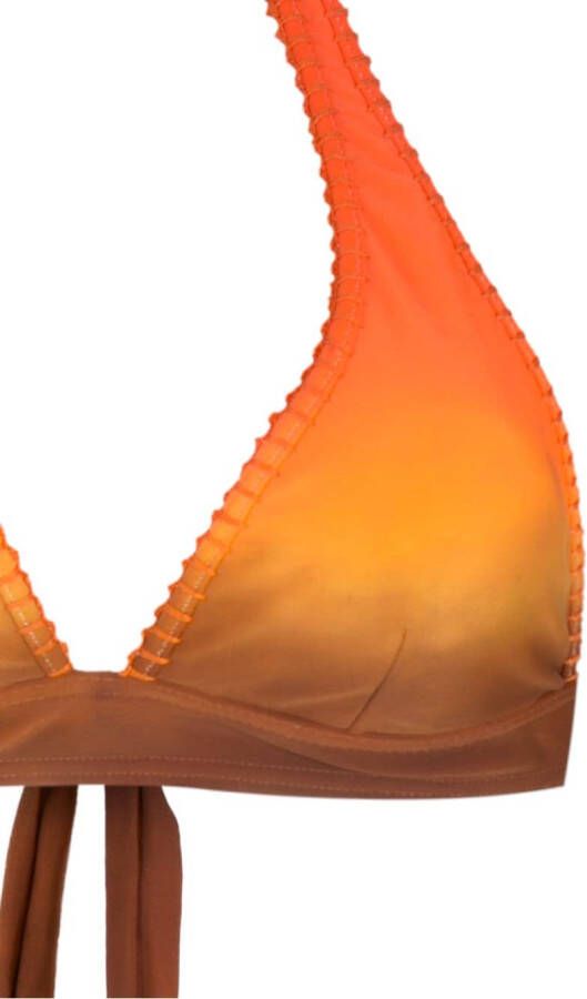Amir Slama Bikini met tie-dye borduurwerk Veelkleurig