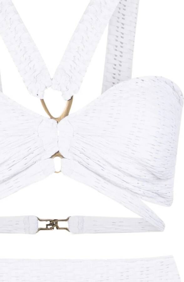 Amir Slama Bikini met V-hals Wit