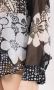 Amir Slama Blouse met bloemenprint Zwart - Thumbnail 5