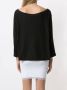 Amir Slama Blouse Zwart - Thumbnail 4